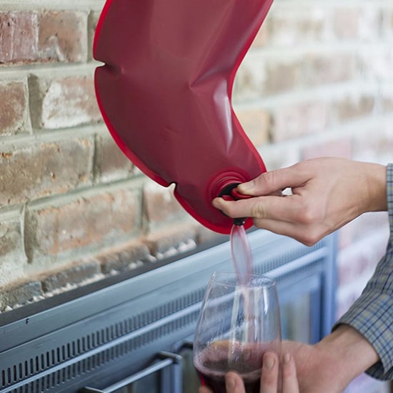 Wine-Filled Stocking Flasks
