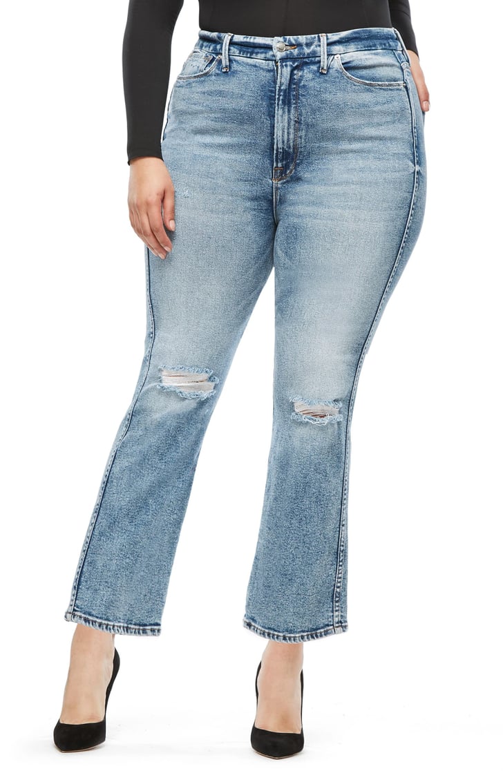 Good American Good Curve HighWaist Ankle StraightLeg Jeans Best