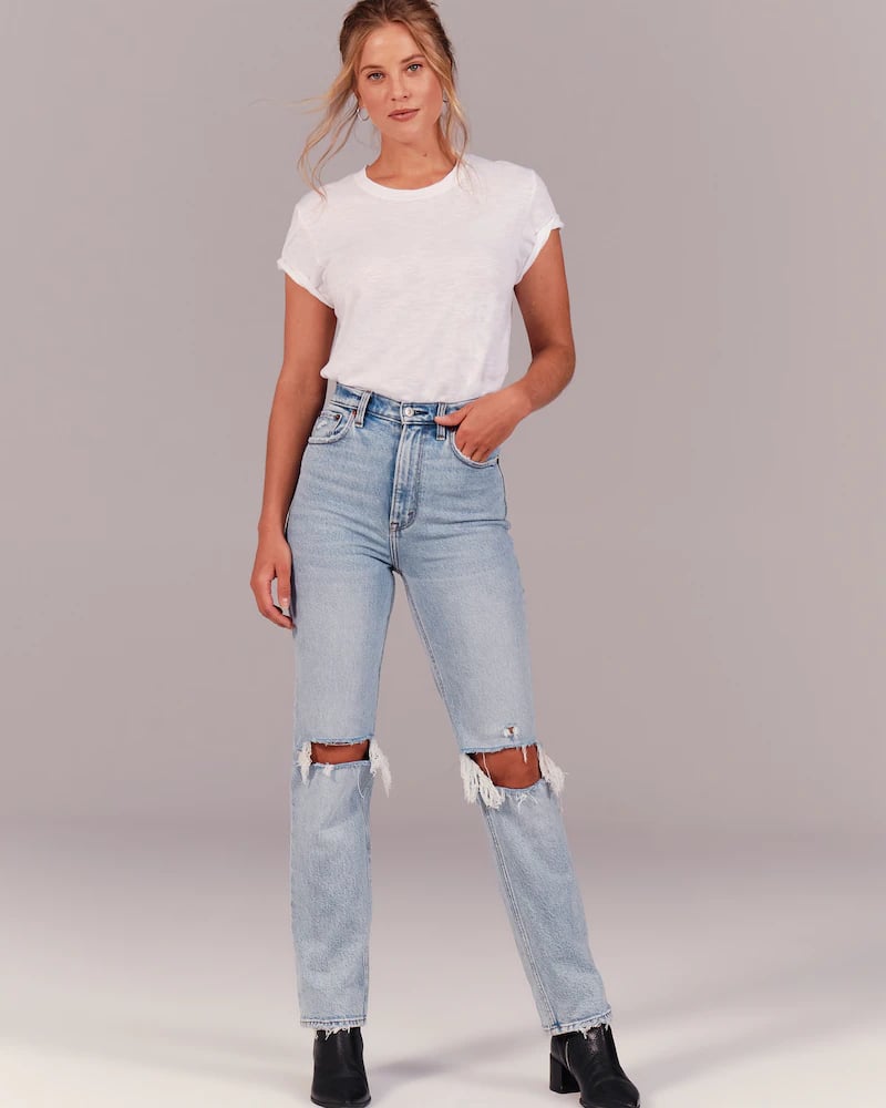 Abercrombie '90s Ultra High Rise Straight Jeans