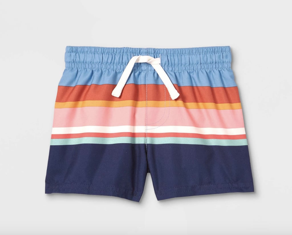 Cat & Jack Baby Striped Swim Shorts