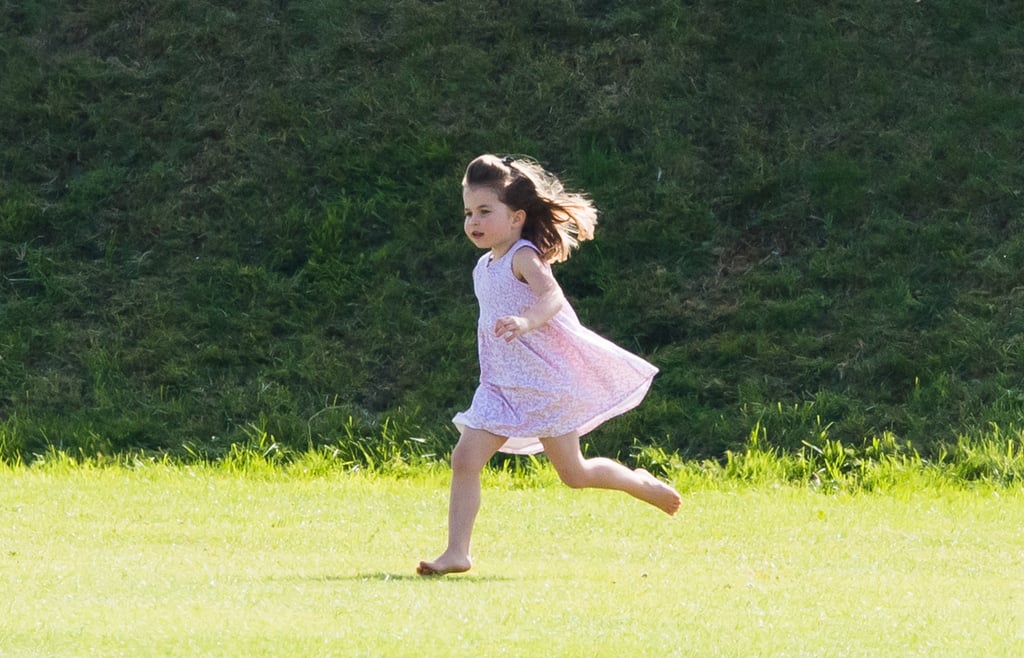 Princess Charlotte Having Fun at Polo Match June 2018