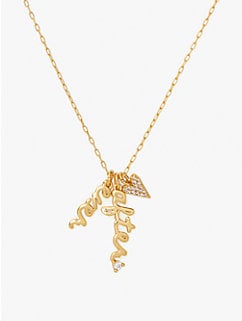 Kate Spade New York Say Yes Ever After Charm Necklace