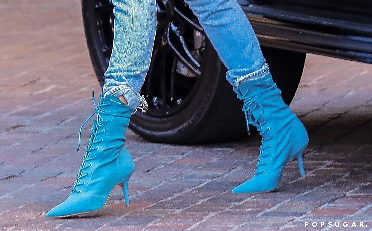 yeezy lace up boots