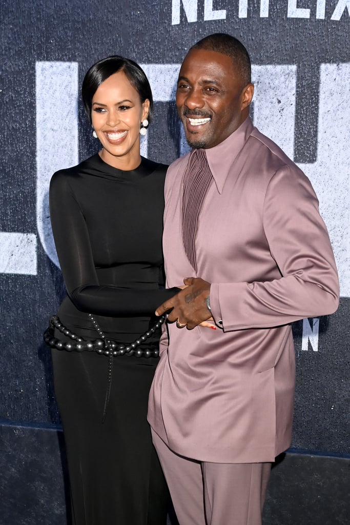 Idris Elba and Sabrina Dhowre Elba at the "Luther: The Fallen Sun" Premiere