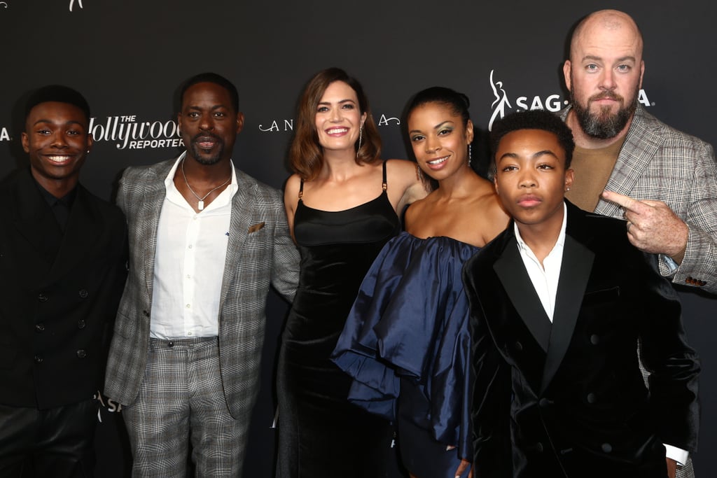 Asante Blackk and the This Is Us Cast at an Emmys Party