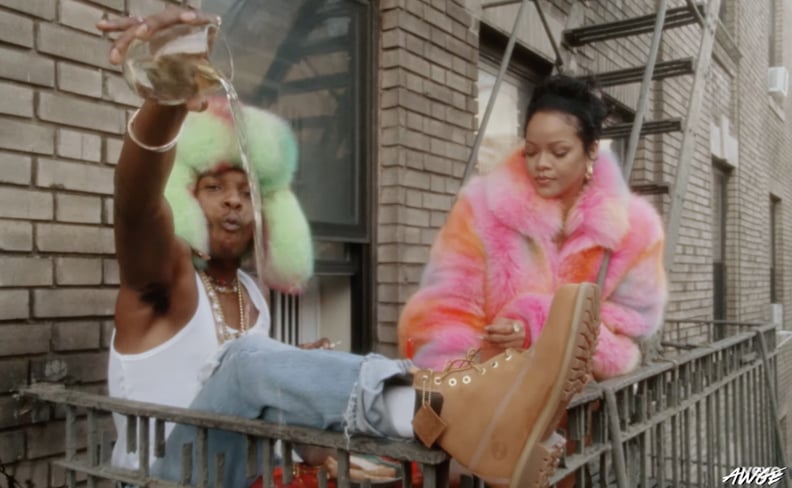 Rihanna in A$AP Rocky's "D.M.B." Music Video