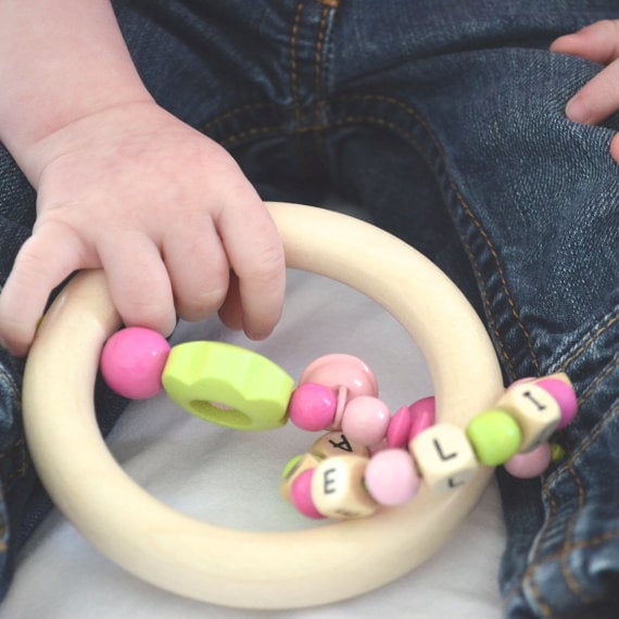 customized teething ring