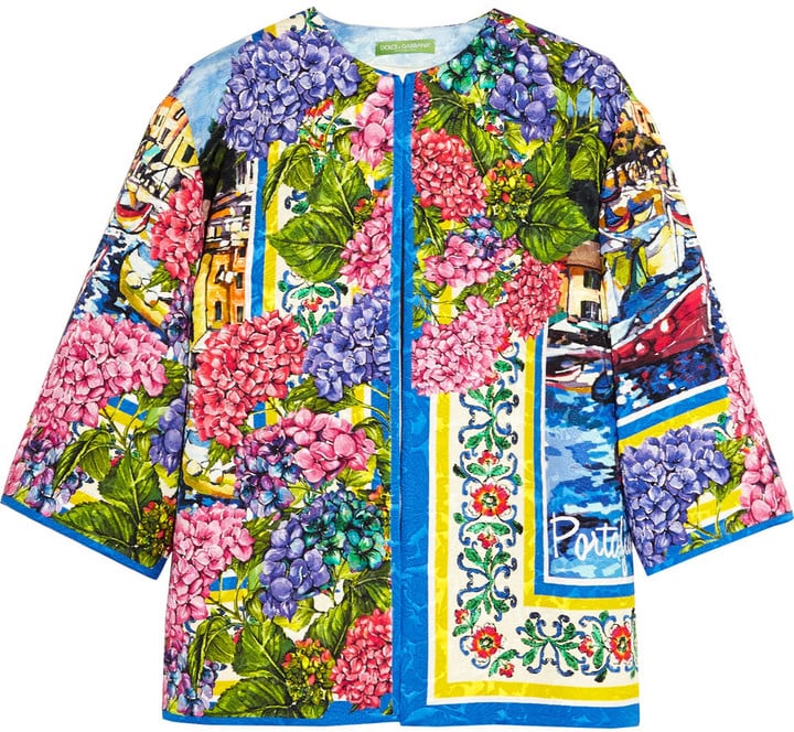 Dolce & Gabbana Portofino Printed Brocade Jacket ($3,295)
