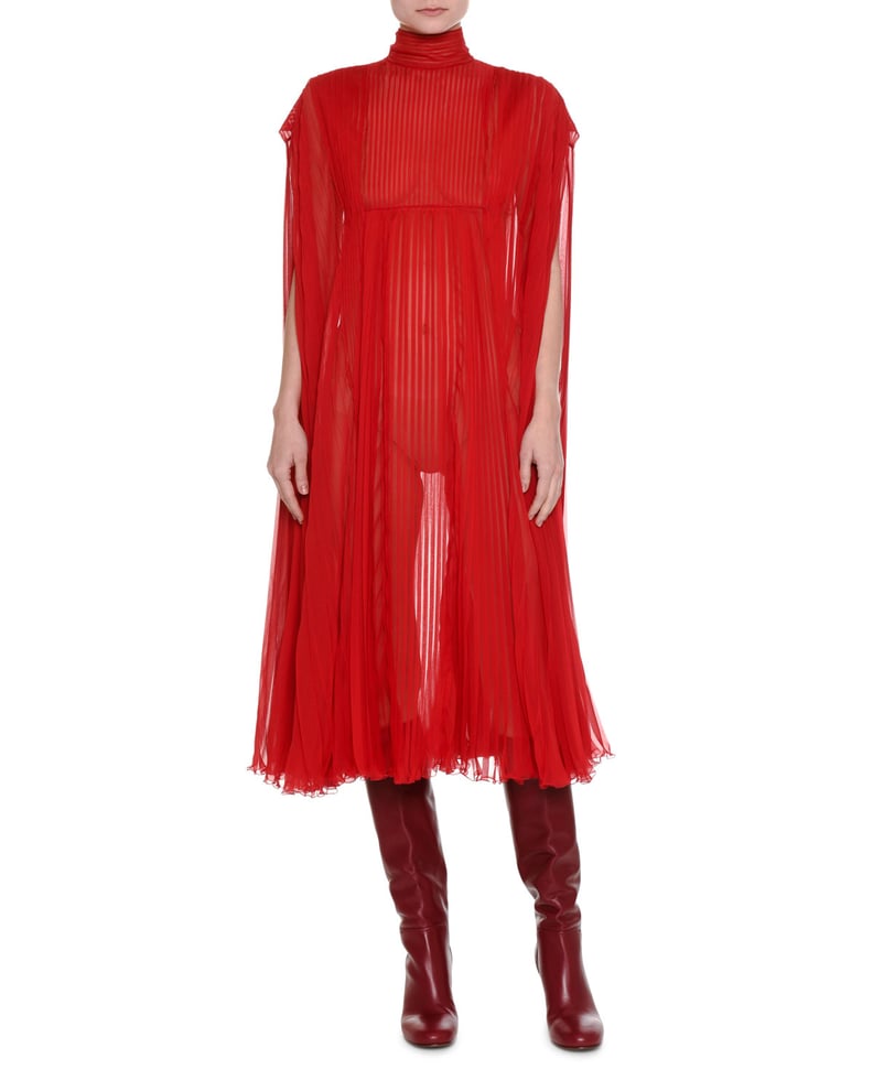 Valentino Mock-Neck Dress