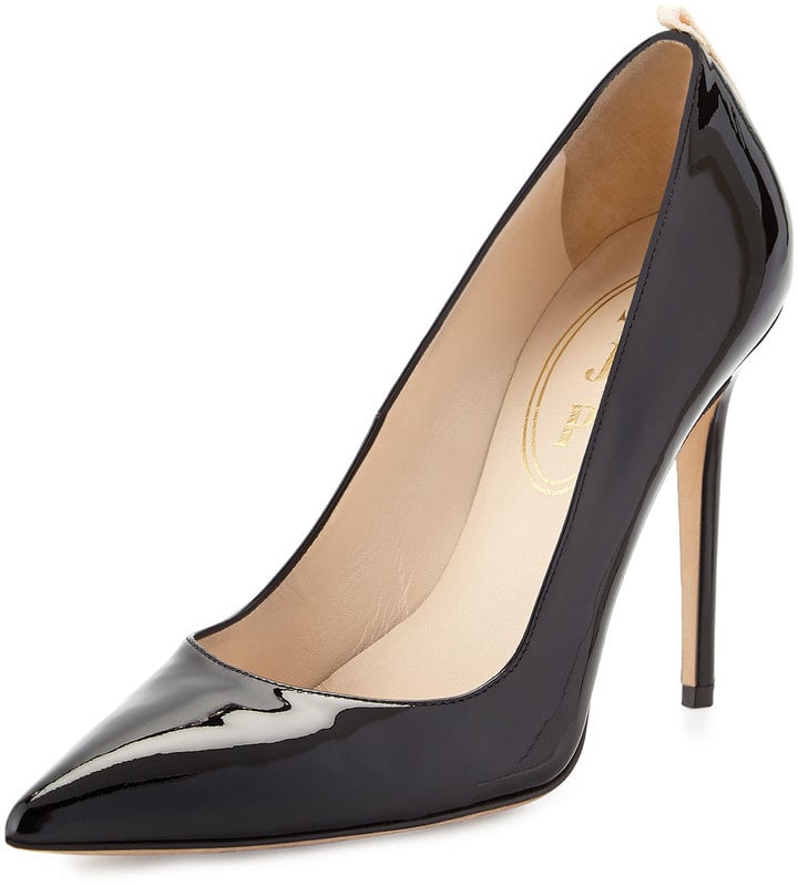 SJP by Sarah Jessica Parker Fawn Patent Point-Toe Pump ($350)