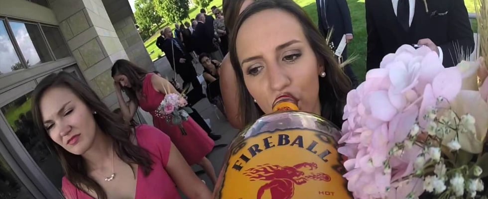 GoPro Liquor Bottle Wedding Video