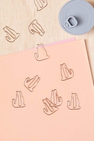 Cat paper clip set