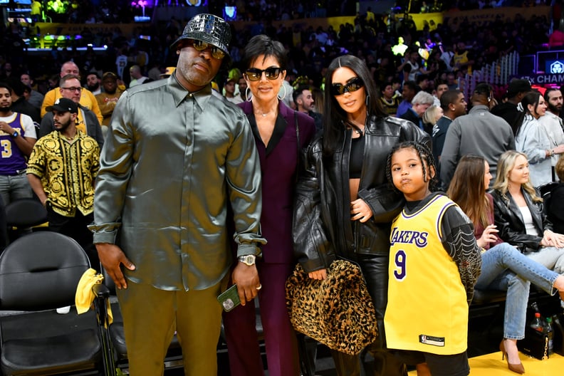 The Kardashians at the Los Angeles Lakers Game