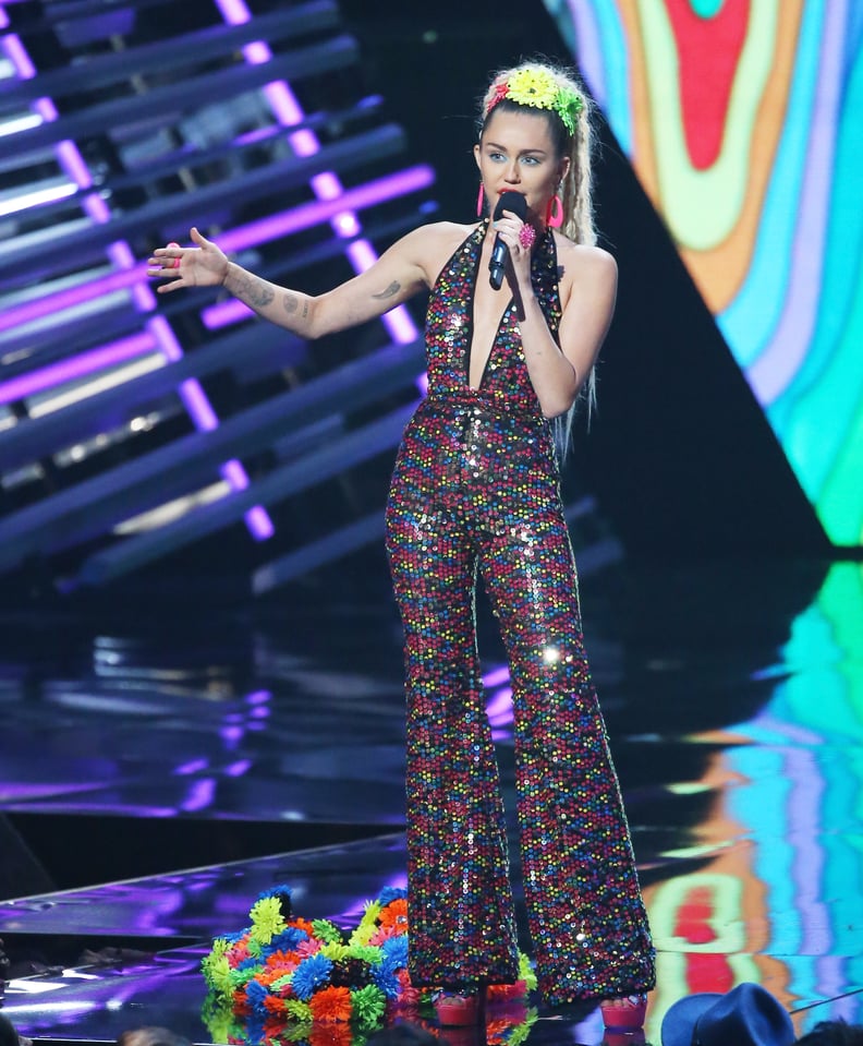 2015: Miley Cyrus Started the Show Off in Sequins