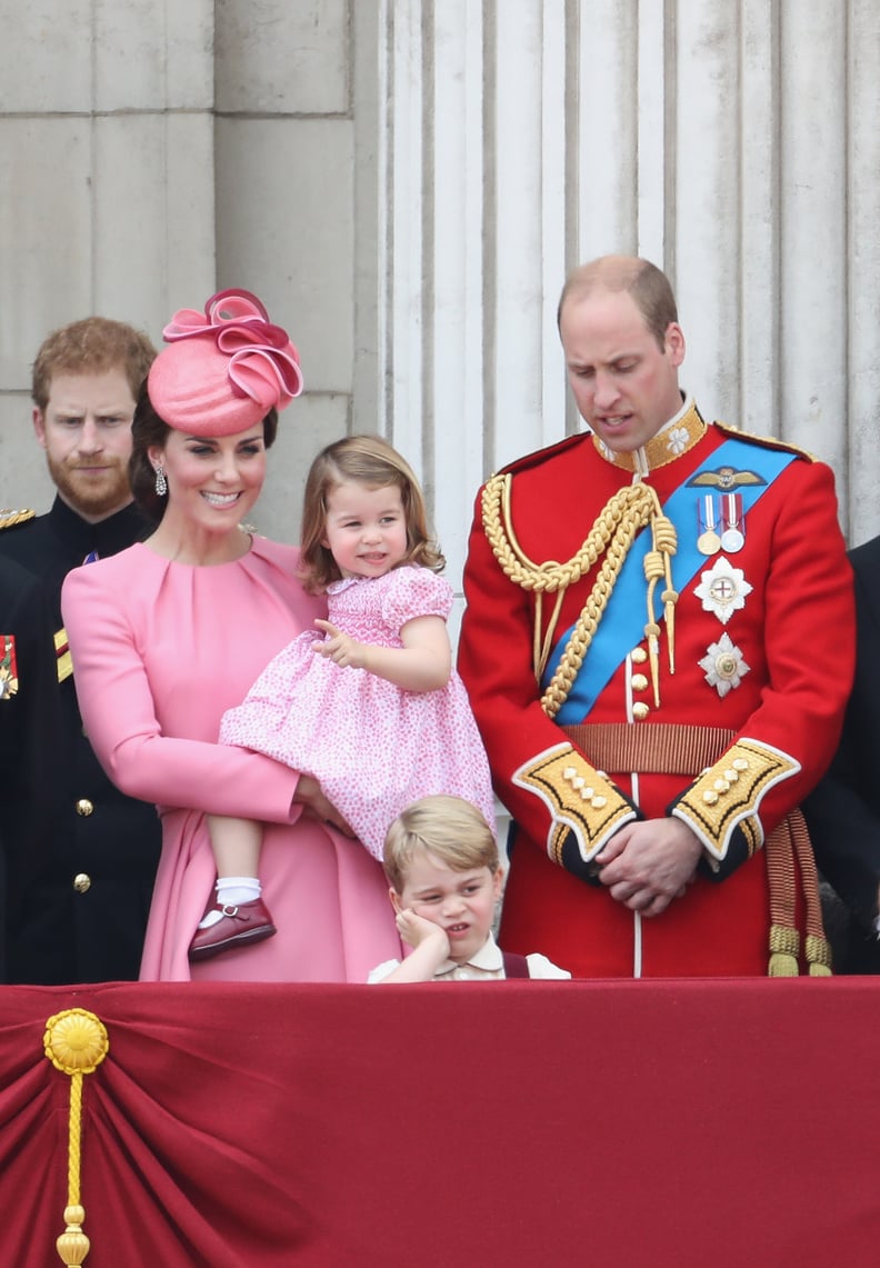 "I guess you have to be wearing a pink dress to get any attention over here."