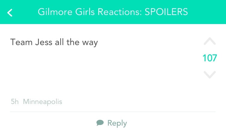 Gilmore Girls: A Year in the Life Reactions