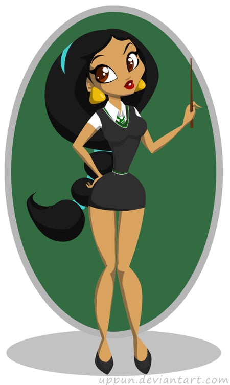 Jasmine as Slytherin