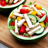 Salad Served in Watermelon