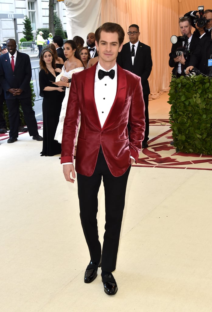 Emma Stone and Andrew Garfield at the 2018 Met Gala