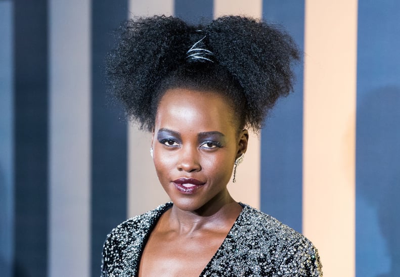 Lupita Nyong’o’s Split-Tied High Pony in 2018