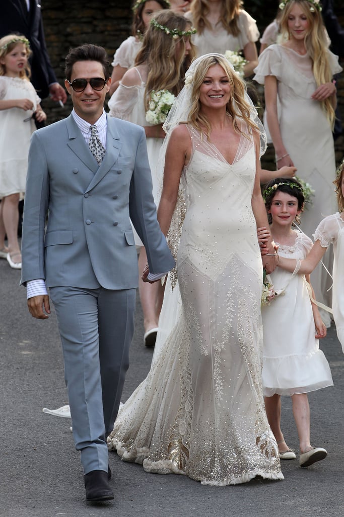 Boho Dresser Kate Moss Married Jamie Hince In A Fittingly Romantic