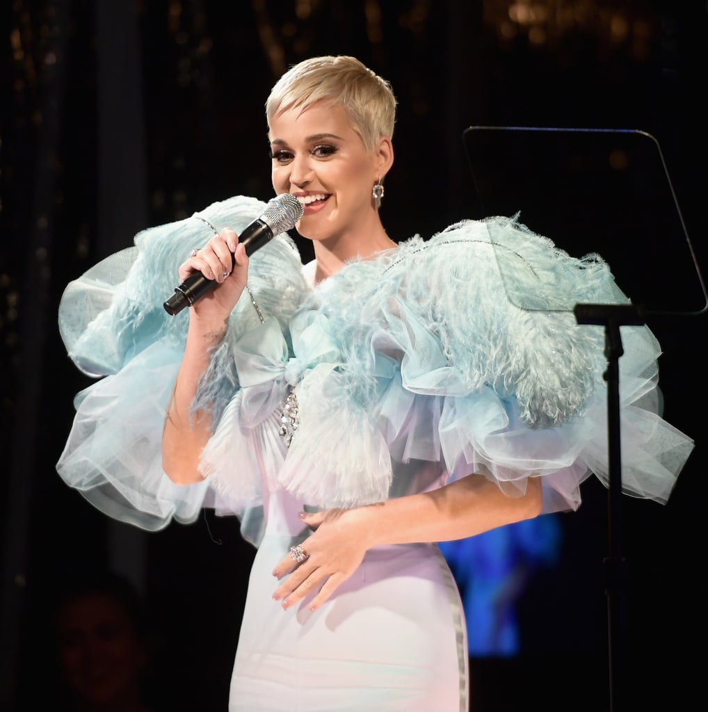 Katy Perry and Orlando Bloom at the 2018 amfAR Gala