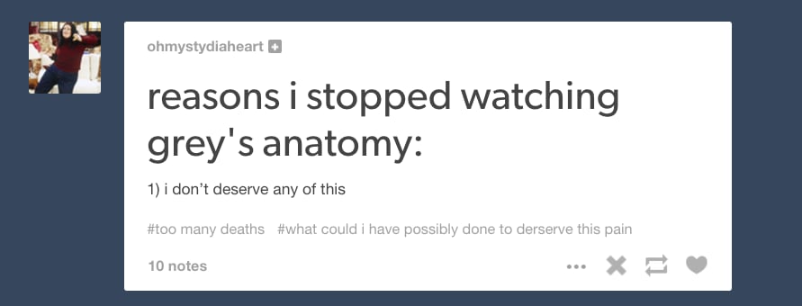 Reactions to Derek Shepherd's Death on Grey's Anatomy | POPSUGAR
