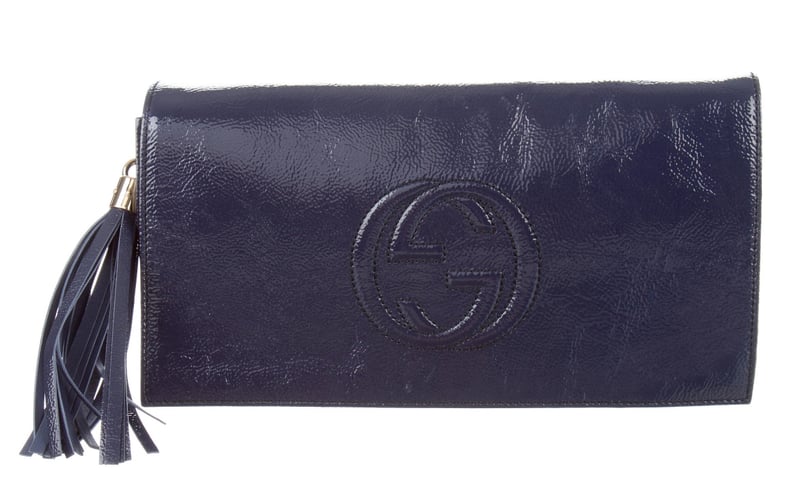 Gucci Patent Leather Soho Clutch