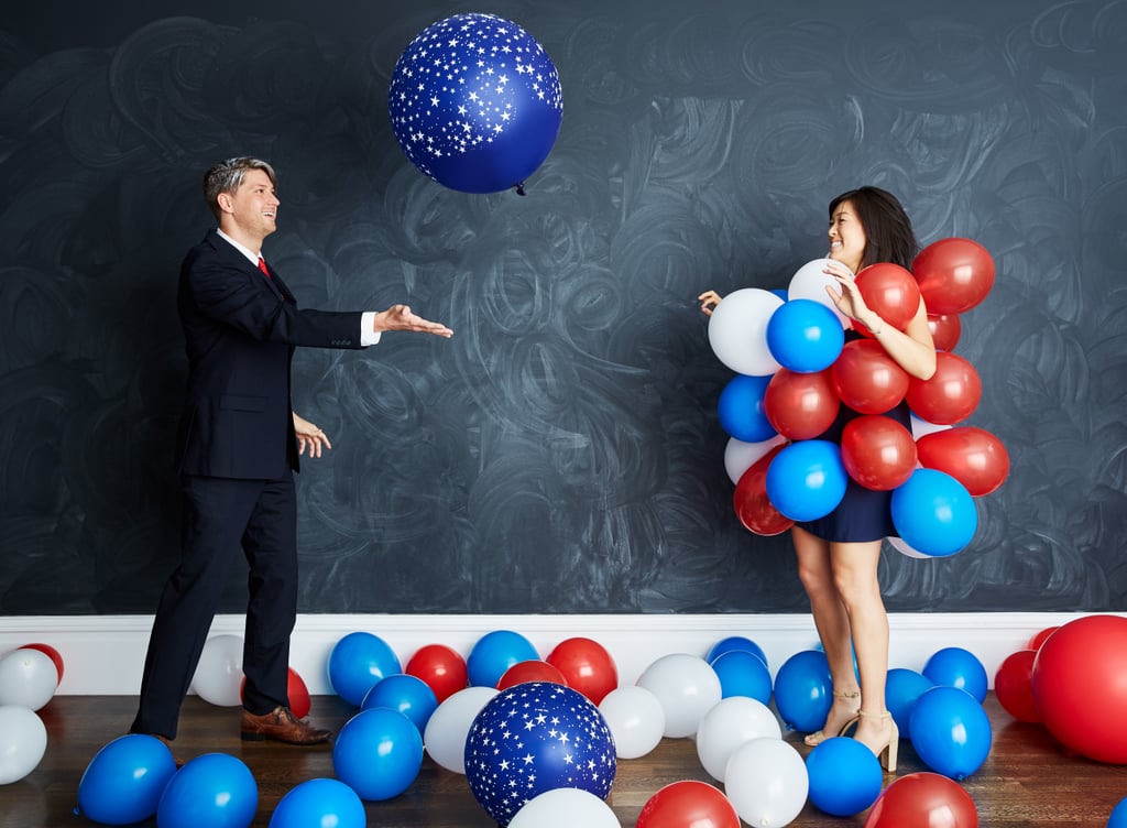 Bill Clinton Playing With Balloons