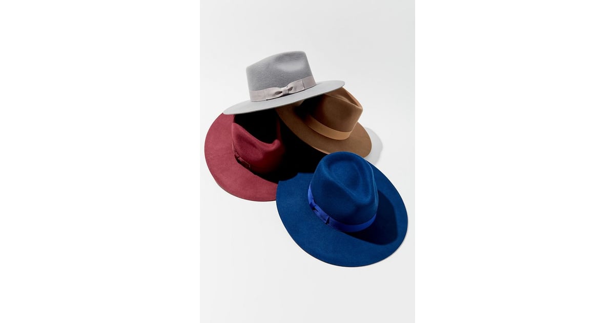 UO Flat Brim Felt Fedora Hat | Unwrap 
