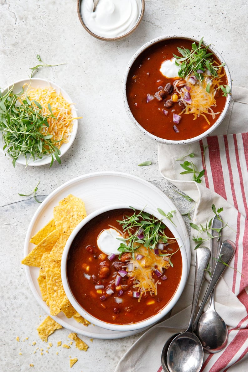 Vegetarian Pumpkin and 3-Bean Chili