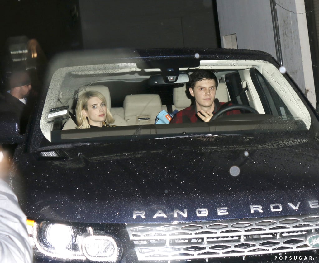 Emma Roberts and Evan Peters in LA Together January 2016