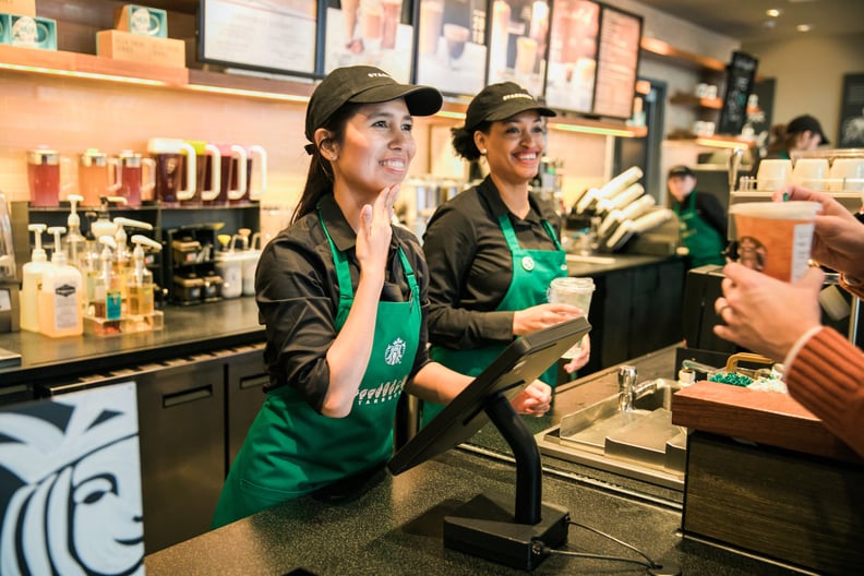 Customers Can Either Order by Using ASL With the Cashiers . . .