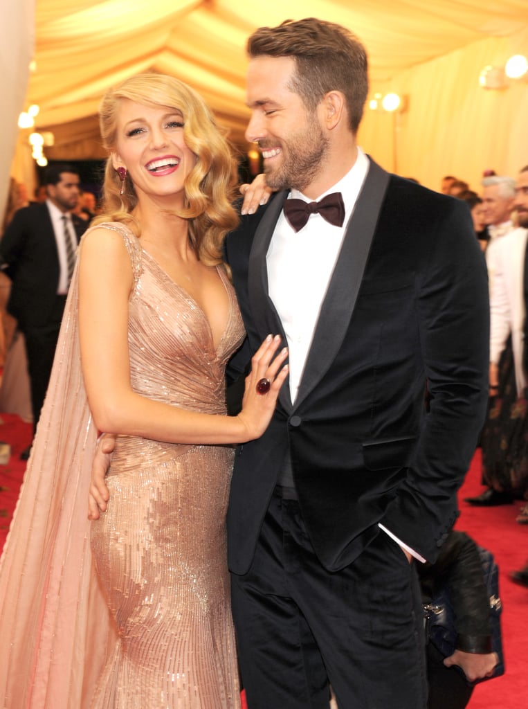 Blake Lively Touching Ryan Reynolds's Chest Pictures