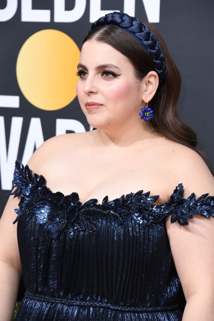 Beanie Feldstein at the Golden Globes 2020