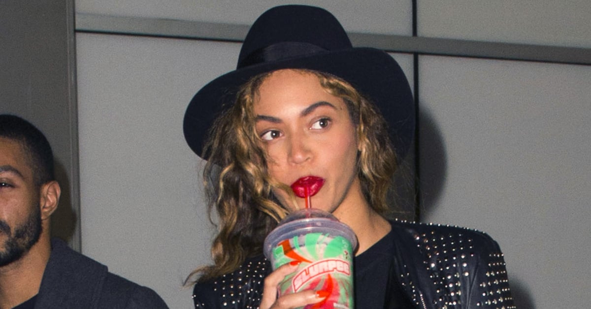 Beyonce Buys a Slurpee to Promote 