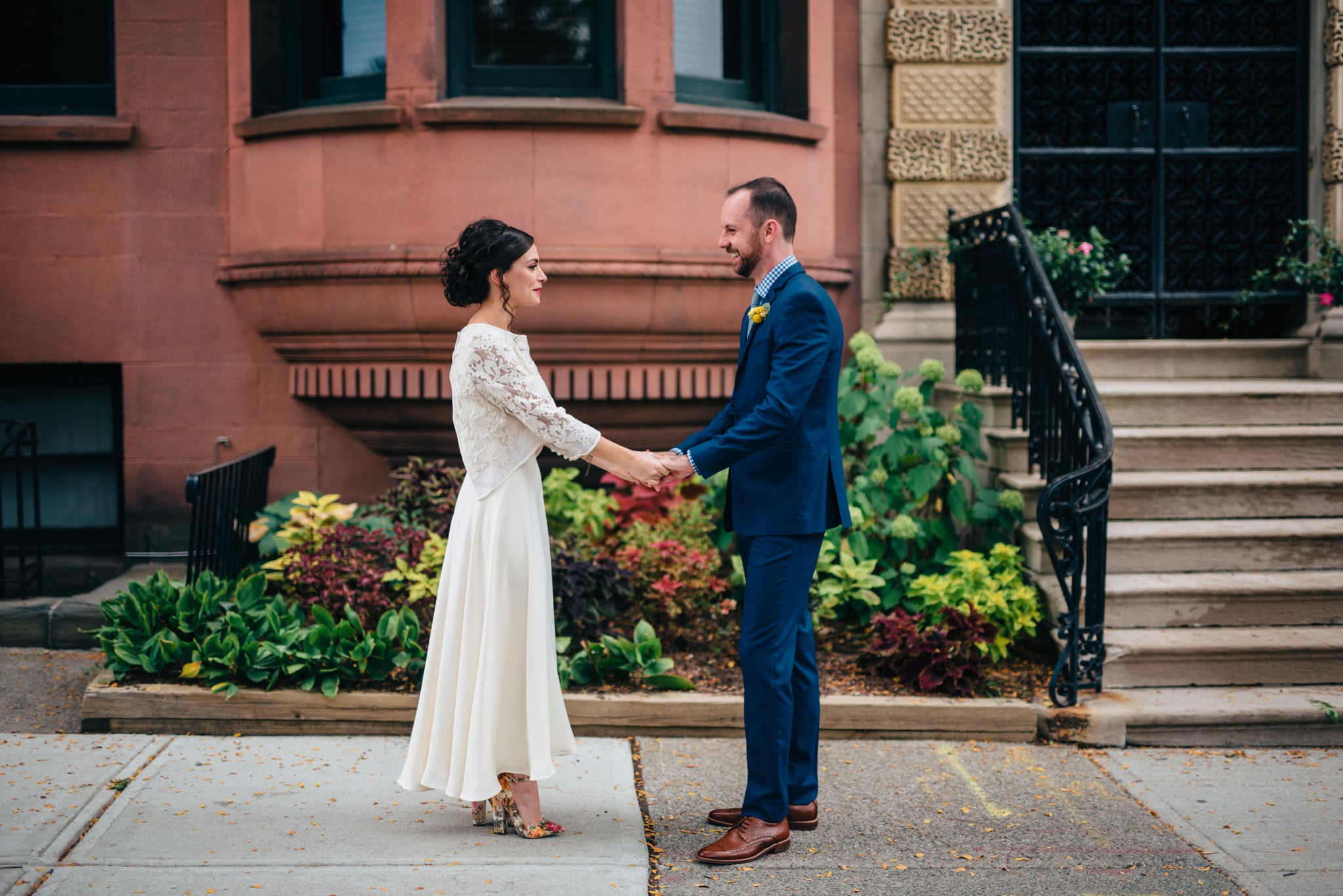 Brides Wearing Their Real Wedding Gowns 