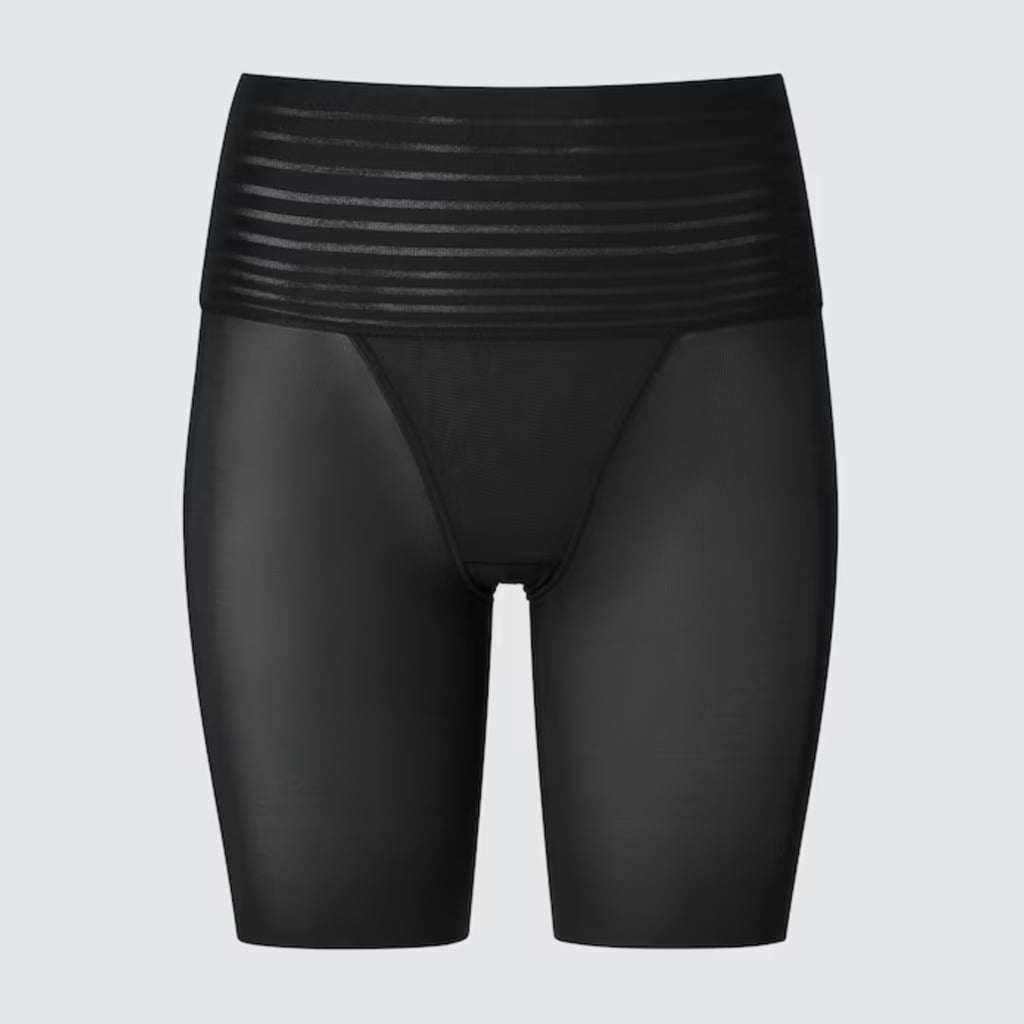 Uniqlo AIRism Smooth Body Shaper Unlined Half Shorts in Black ($15)