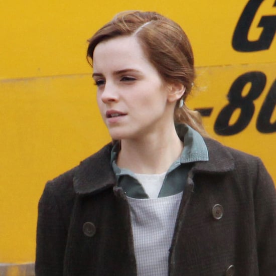 Emma Watson on the Set of Regression | Pictures
