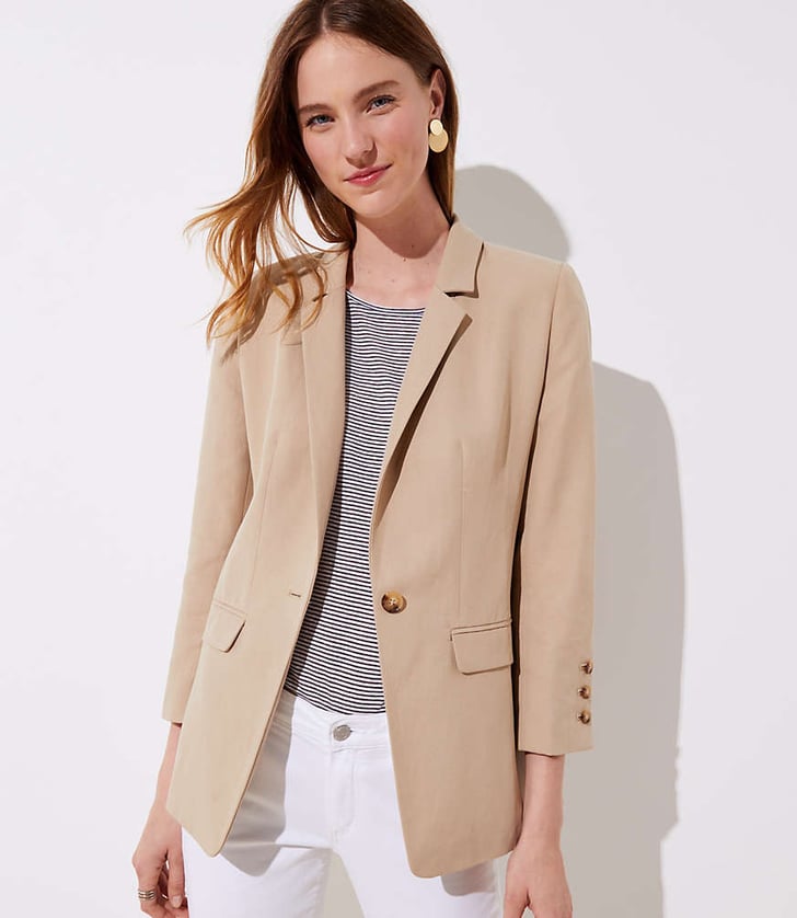 Loft 3/4 Sleeve Blazer Fall Jackets From Loft POPSUGAR Fashion Photo 12