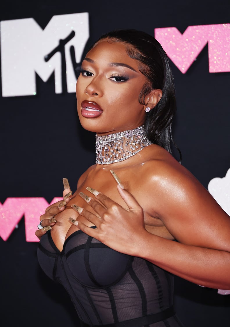 Megan Thee Stallion's Transparent Nails