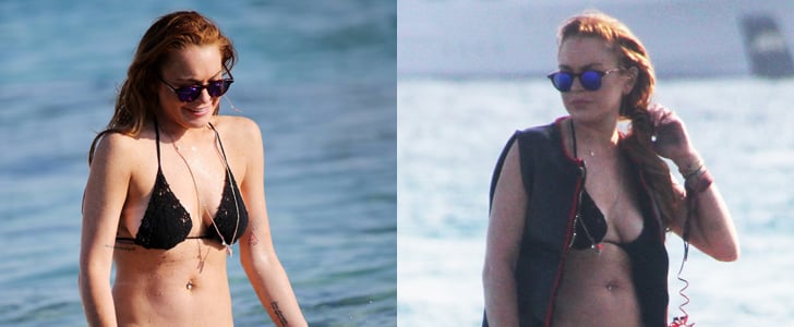 Lindsay Lohan in a Bikini in Greece | Pictures