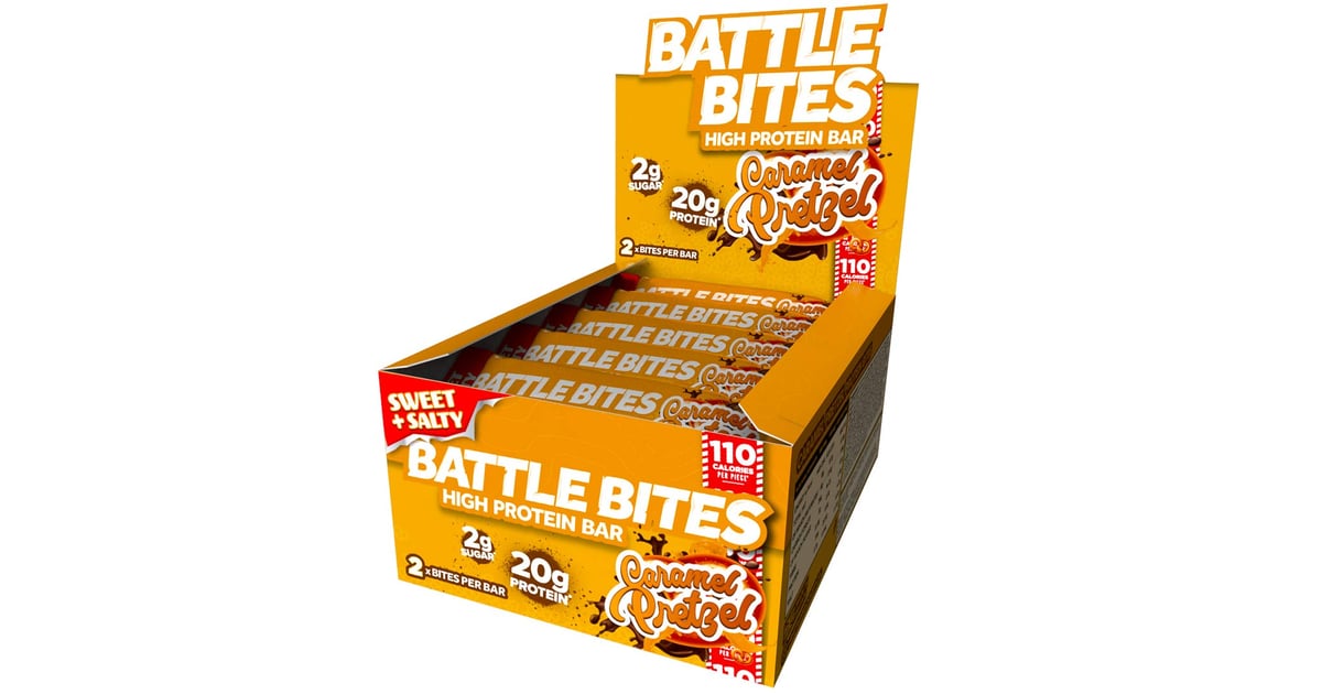 Battle Bites High Protein Caramel Pretzel Bars Best Keto Desserts on