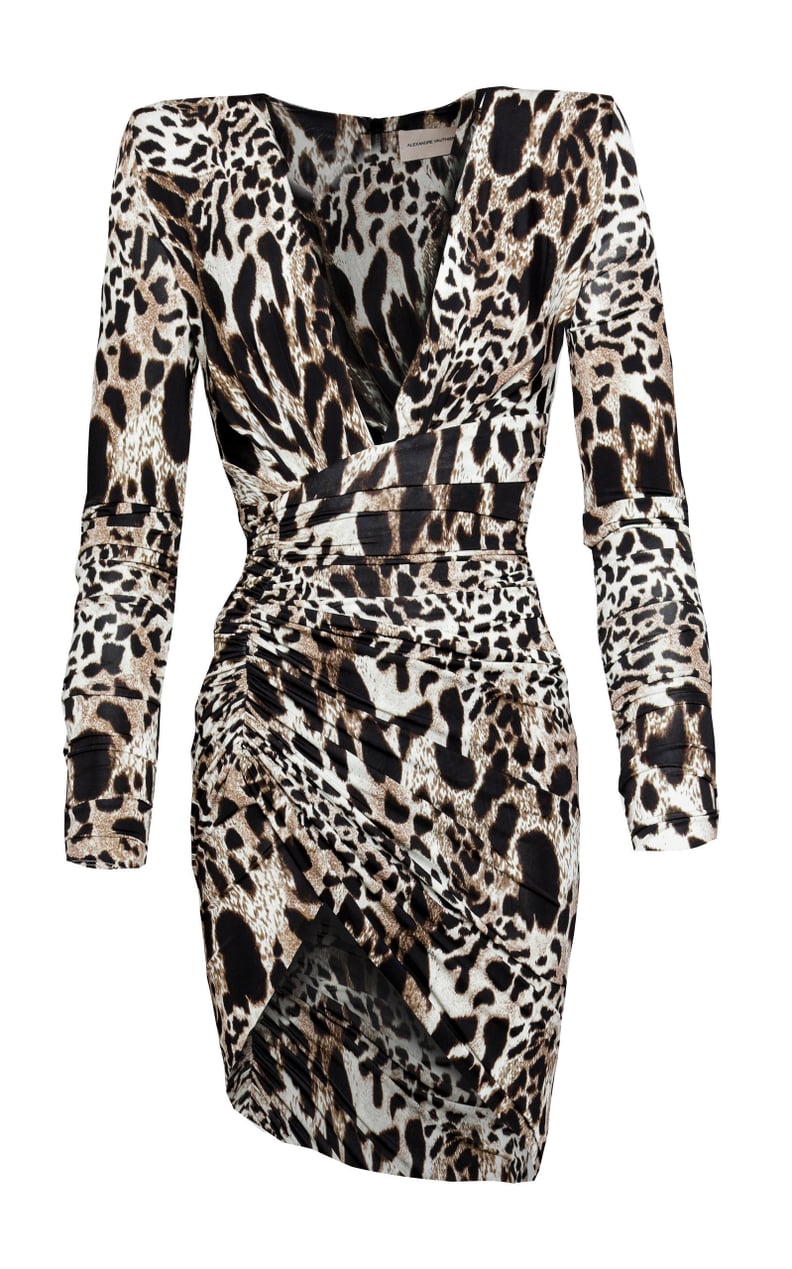 Alexandre Vauthier Printed Georgette Mini Dress