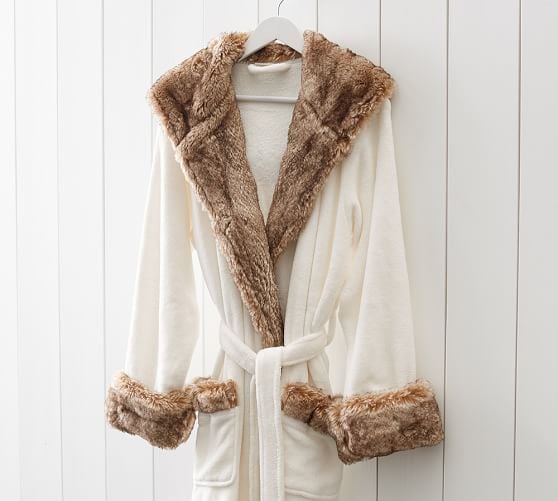 Faux Fur Robe