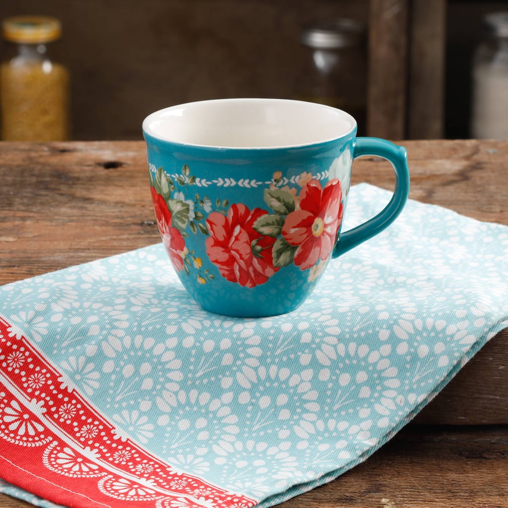 The Pioneer Woman Vintage Floral Teal 16 Ounce Mug 4 The Pioneer Woman Spring Collection At 1157