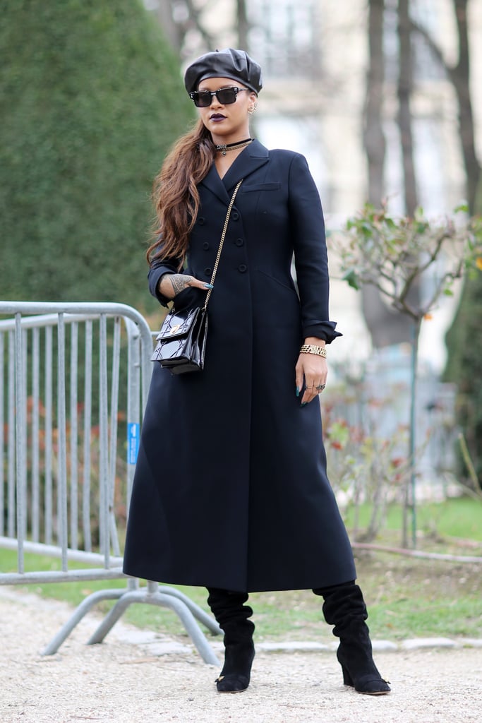 At The Christian Dior Runway Show In March 2017 Rihanna Gave Her Rihanna S Best Outfits 2017 Popsugar Fashion Photo 3