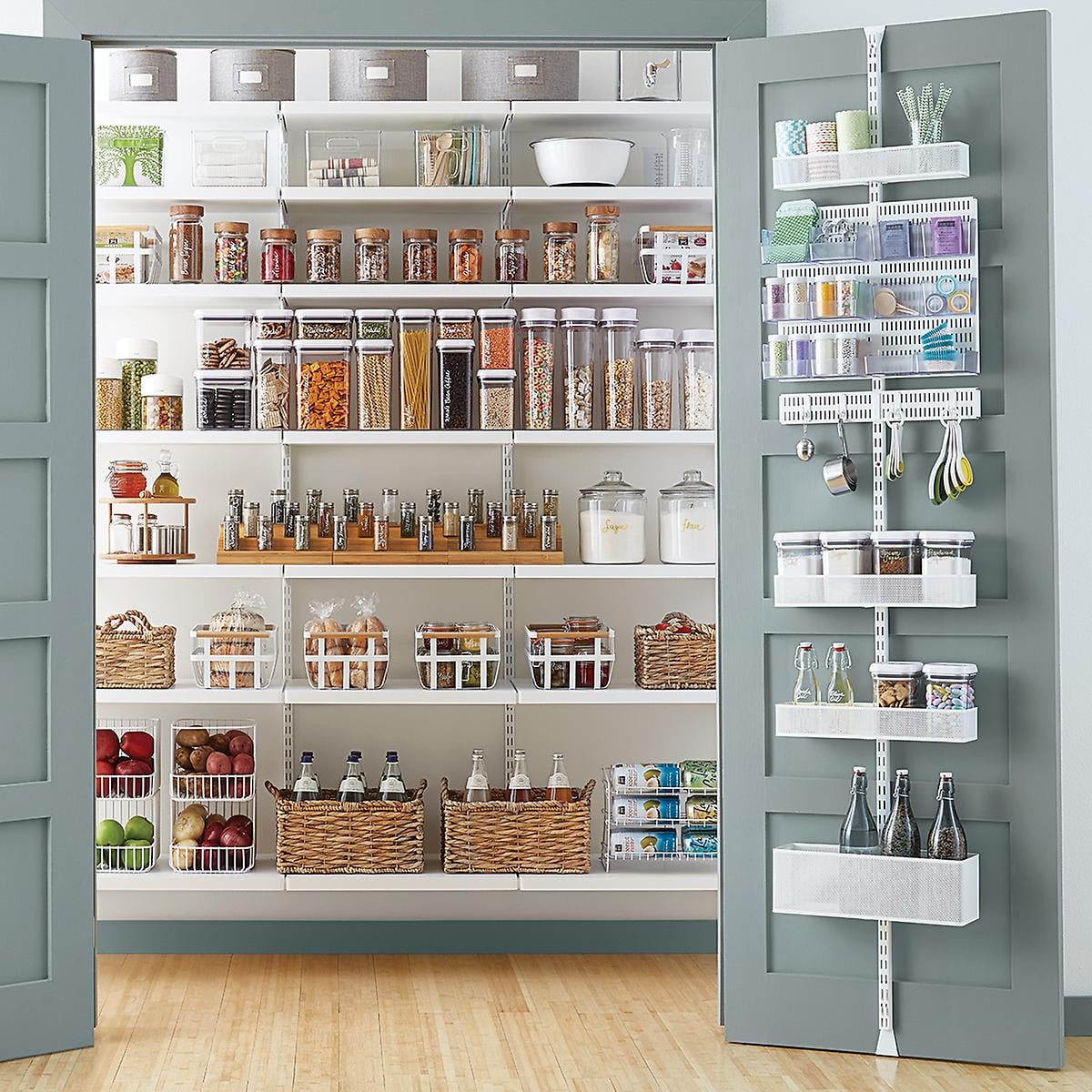 Pantry Organization with The Container Store - The Glamorous Gal