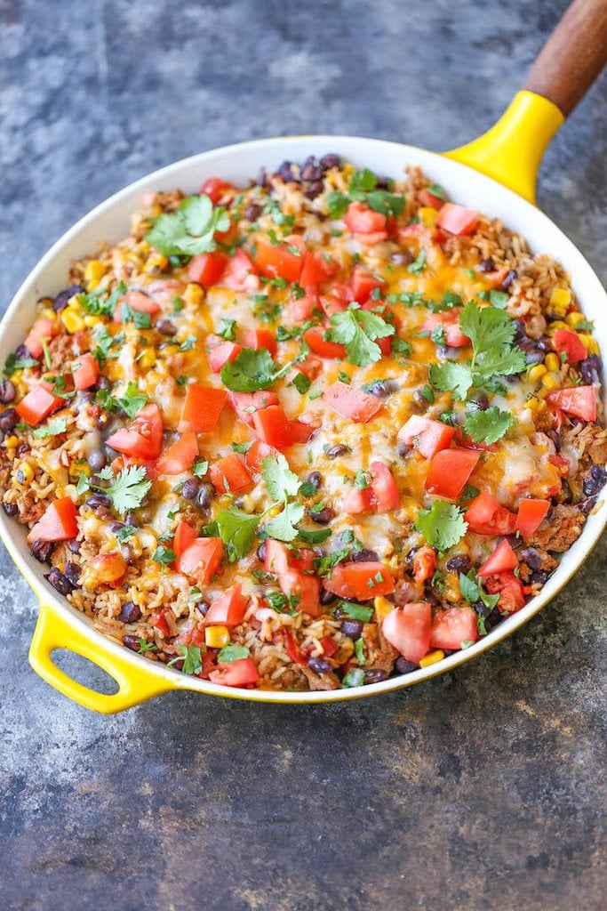 Mexican Beef and Rice Casserole