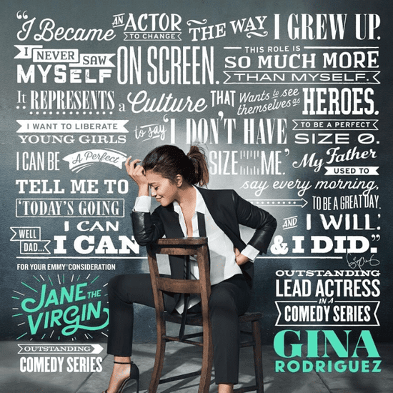 Gina Rodriguez Emmy Campaign Photo